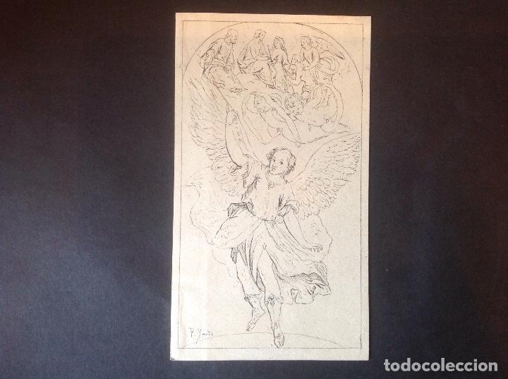 Arte: F&eacute;lix yuste. Escena religiosa. - Foto 1