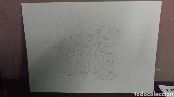 Arte: Desconocido, dibujo original - Foto 1