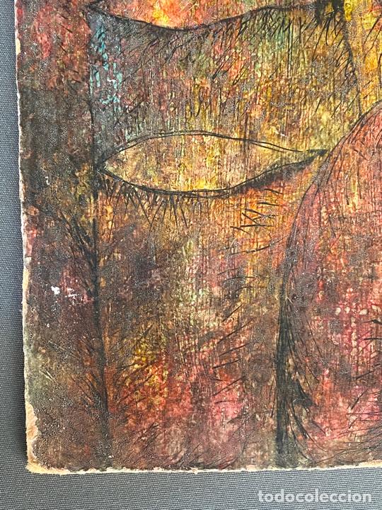 Arte: tecnica mixta sobre tablee , firmada y fechada , a documentar - Foto 8