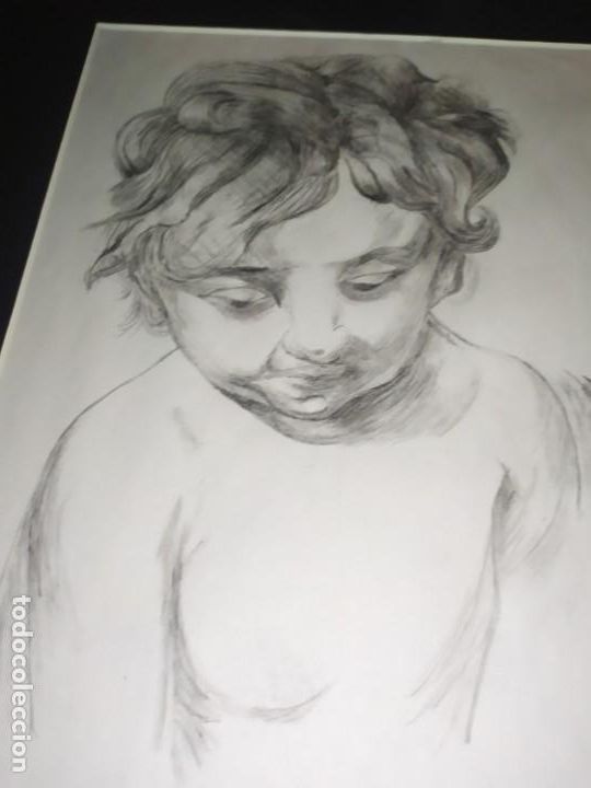 Art: PRECIOSO DIBUJO NI&Ntilde;O L&Aacute;PIZ? SIN FIRMA APARENTE BONITO