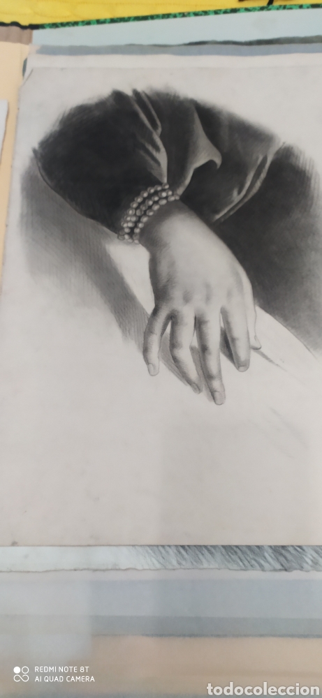 Arte: Dibujo antiguo, de academia - Foto 1