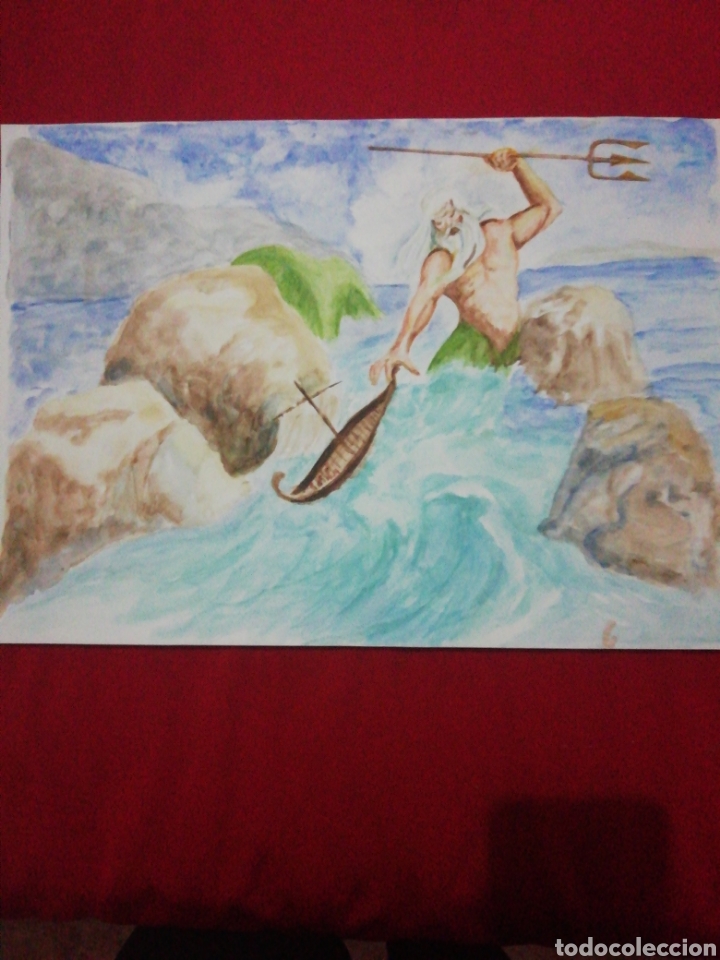 Arte: Acuarela - Poseid&oacute;n - Foto 1