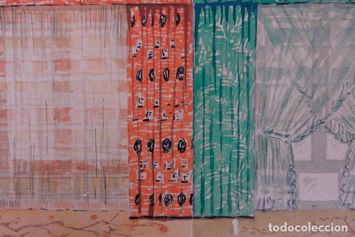 Kunst: Dibujo hecho con rotulador Vista interior habitaciones