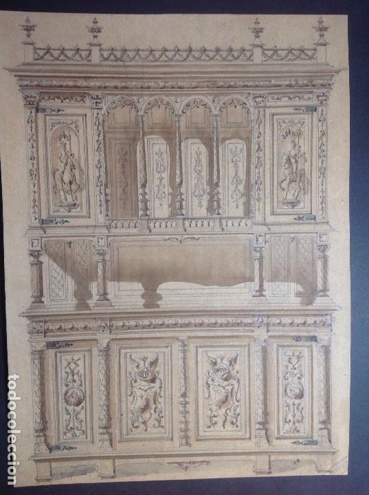 Arte: An&oacute;nimo. Dise&ntilde;o de mueble. - Foto 1