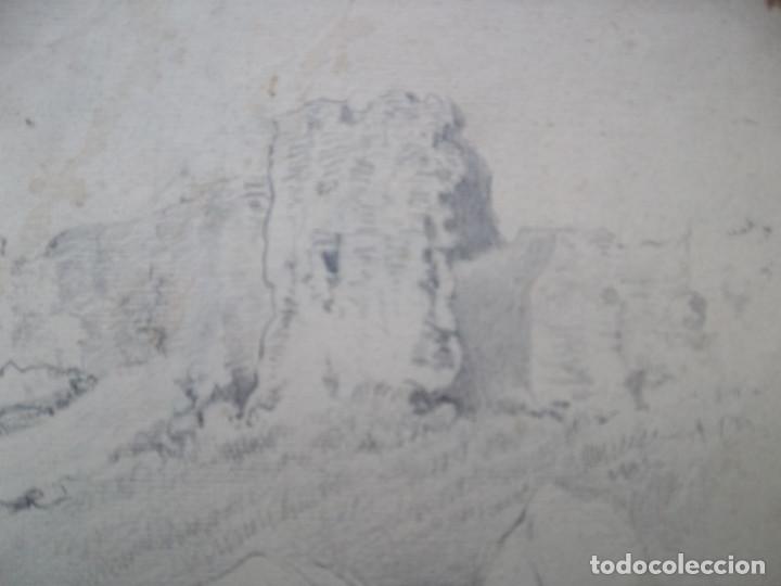 Arte: EXCELENTE DIBUJO DE UN CASTILLO - Foto 2