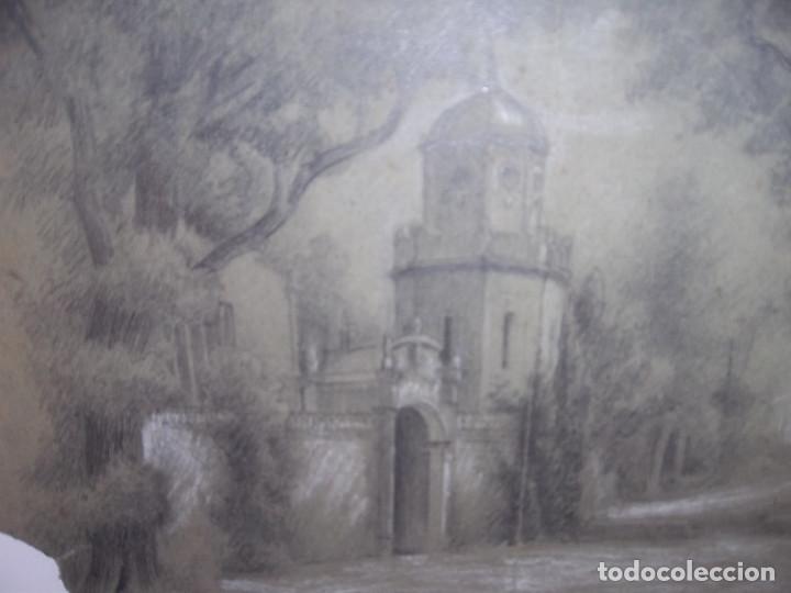 Arte: EXCELENTE DIBUJO DE UN CASTILLO O EDIFICIO - Foto 2
