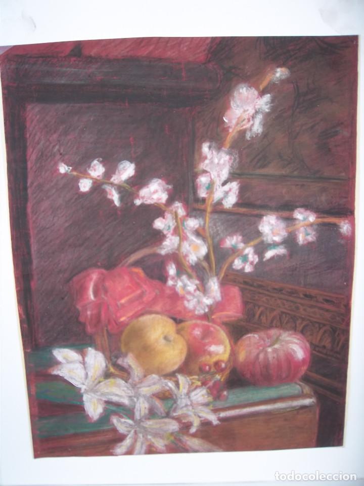 Arte: EXCELENTE BODEGON AL PASTEL - Foto 1