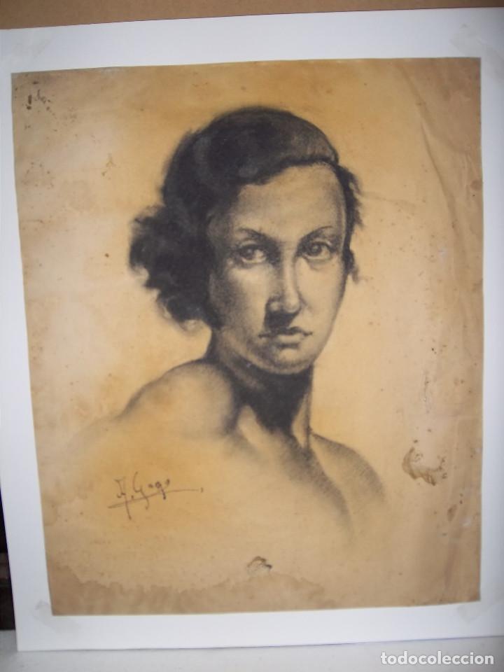 Arte: DIBUJO DE MUJER DE A. GAGO - Foto 1