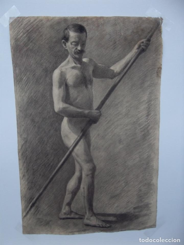 Arte: FORMIDABLE DESNUDO DE HOMBRE - Foto 1