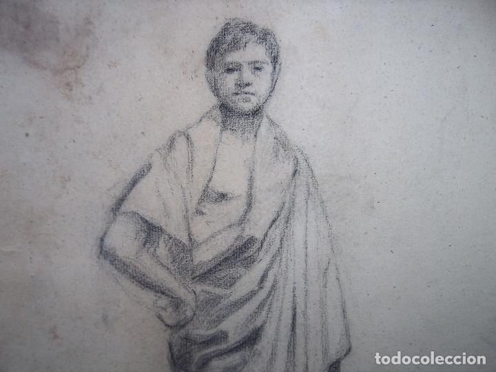 Arte: EXCELENTE DIBUJO DE UN MUCHACHO / Boceto ) - Foto 2