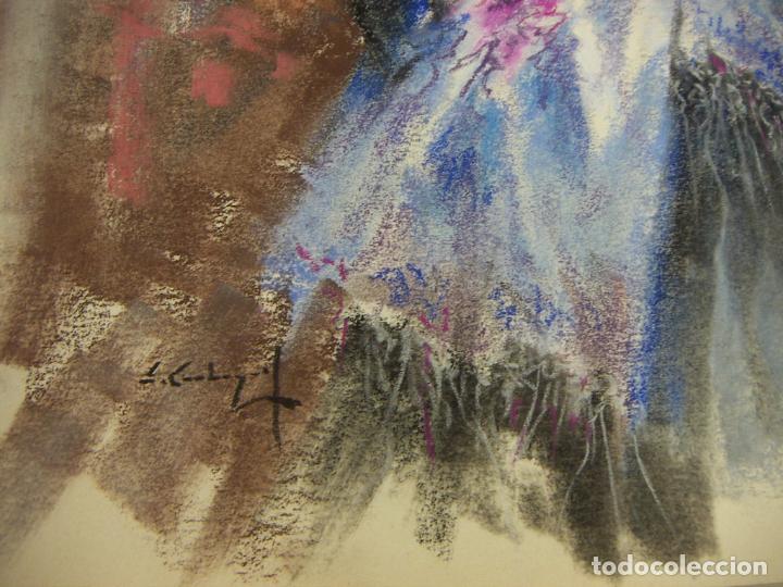 Arte: PASTEL ORIGINAL DE EMILIO CARBONELL - Foto 3