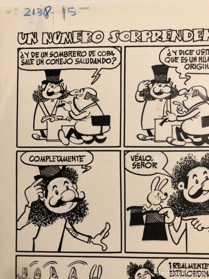 Arte: Dibujo original c&oacute;mic Moreno - Foto 2