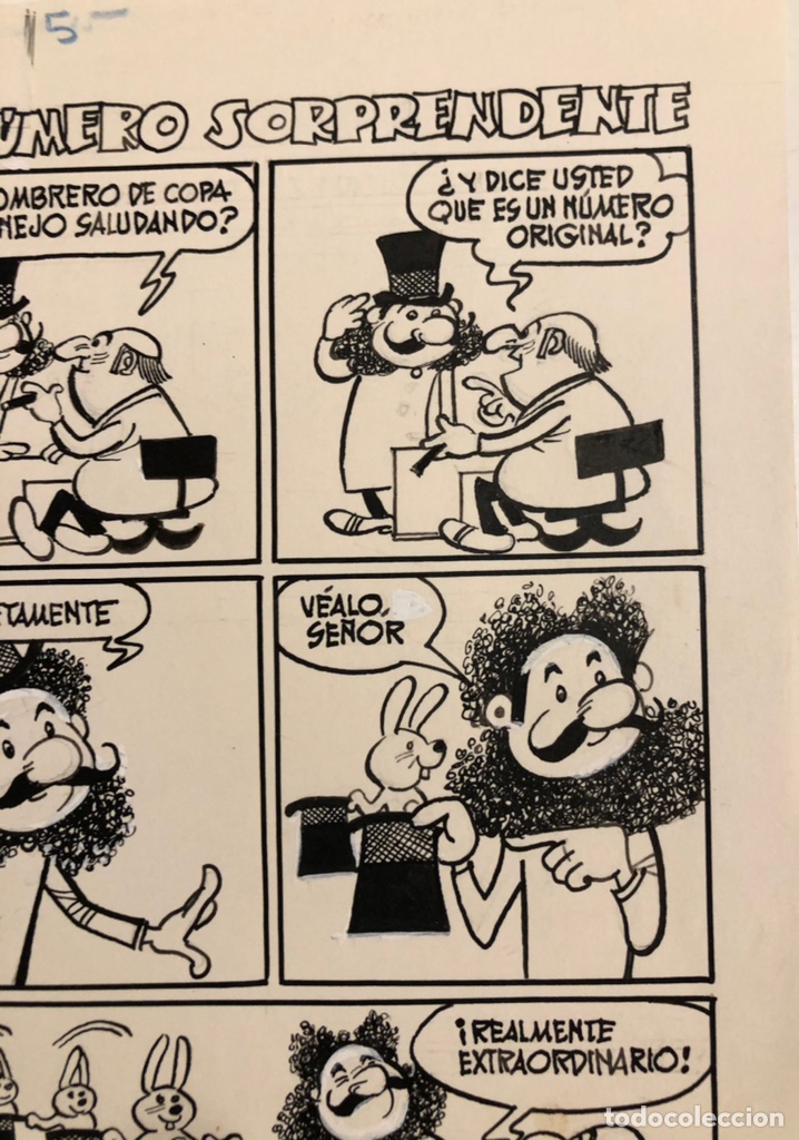 Arte: Dibujo original c&oacute;mic Moreno - Foto 3