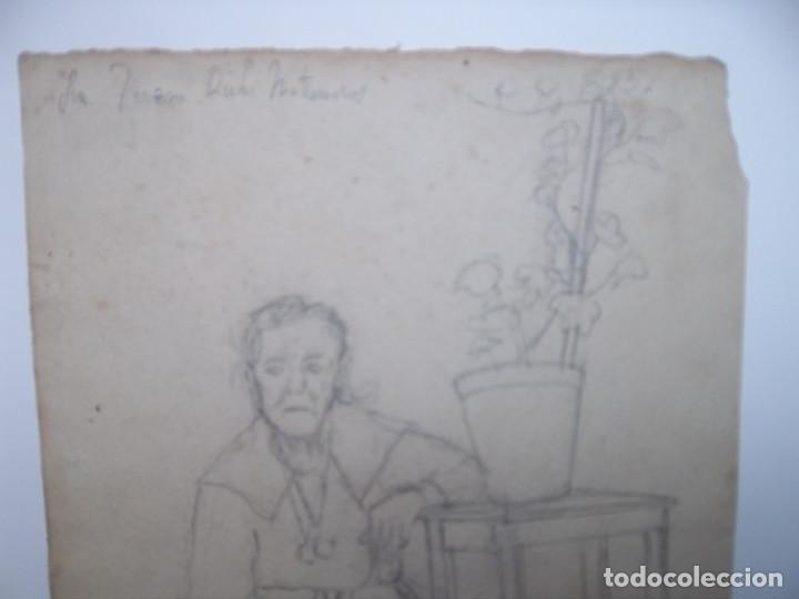 Arte: DIBUJO DE UNA MUJER MAYOR - Foto 2