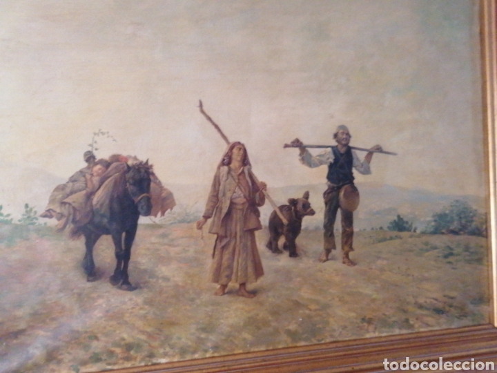 Arte: &Oacute;leo sobre lienzo Gitanos - Foto 3