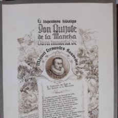 Arte: 30 DIBUJOS ORIGINALES DE ANTONIO WINKELHOFER DEL QUIJOTE DEDICADO AL SEÑOR DON PEDRO ILLA 1950. Lote 253322955