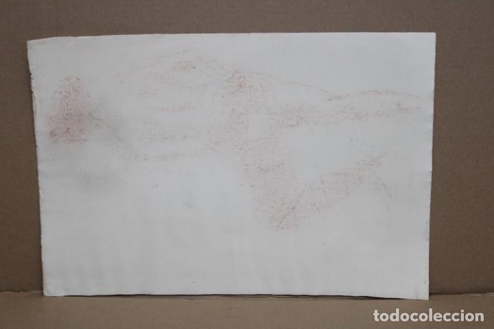 Arte: ANONIMO. DIBUJO A CARBON. ESBOZOS - Foto 3