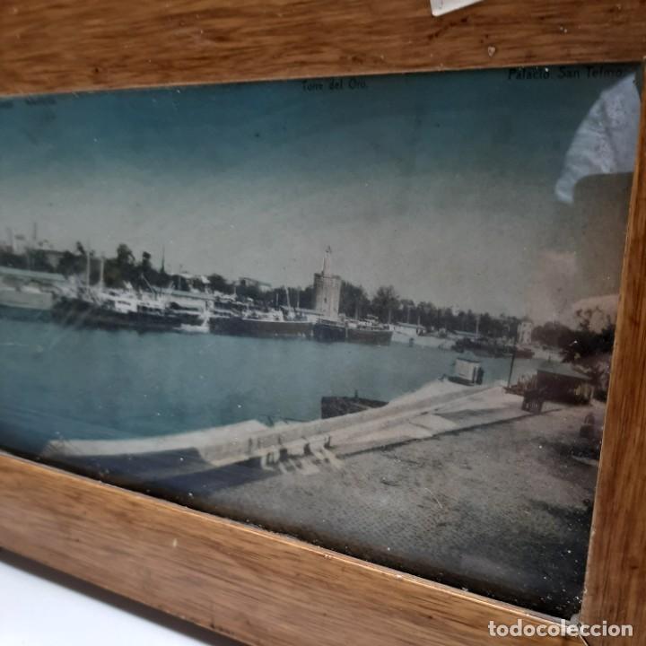 Arte: Cuadro del puerto de Sevilla - Foto 2