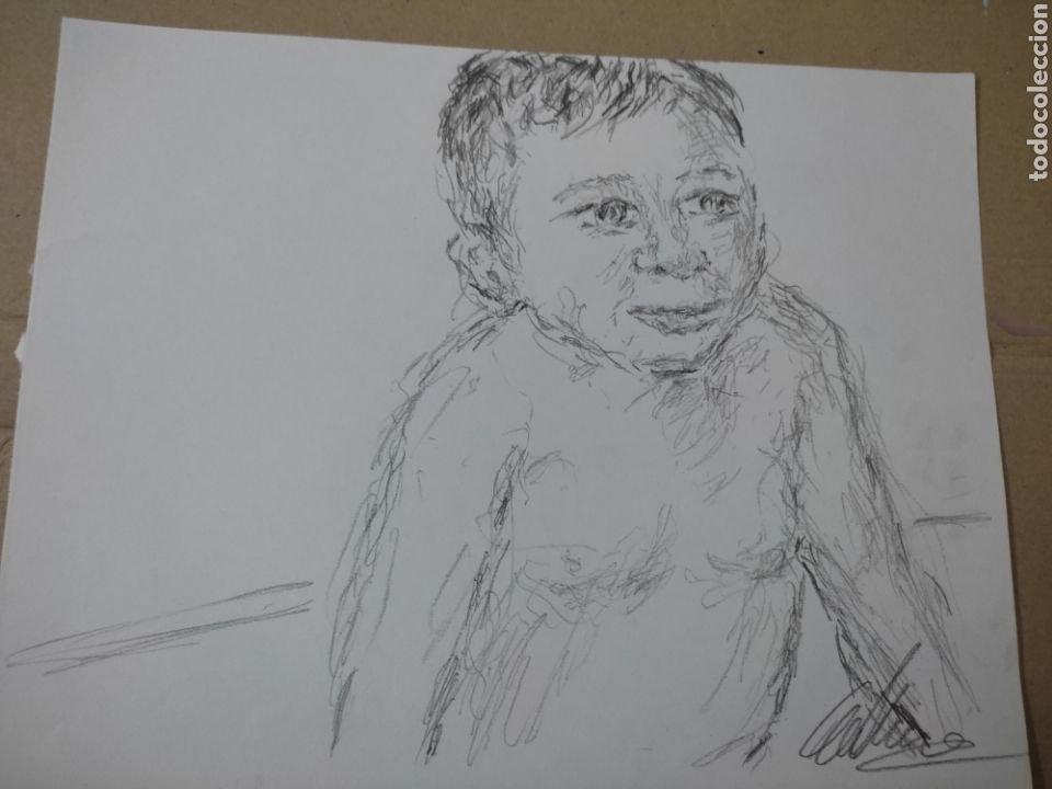 Arte: Ni&ntilde;o (original) - Foto 3