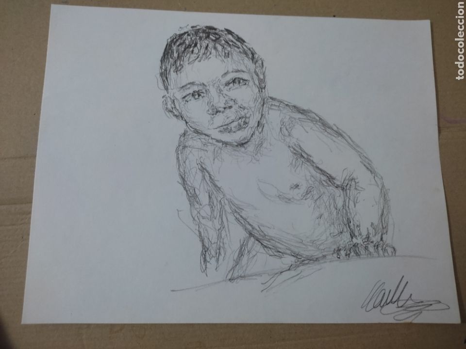 Arte: Ni&ntilde;o (original ) - Foto 2