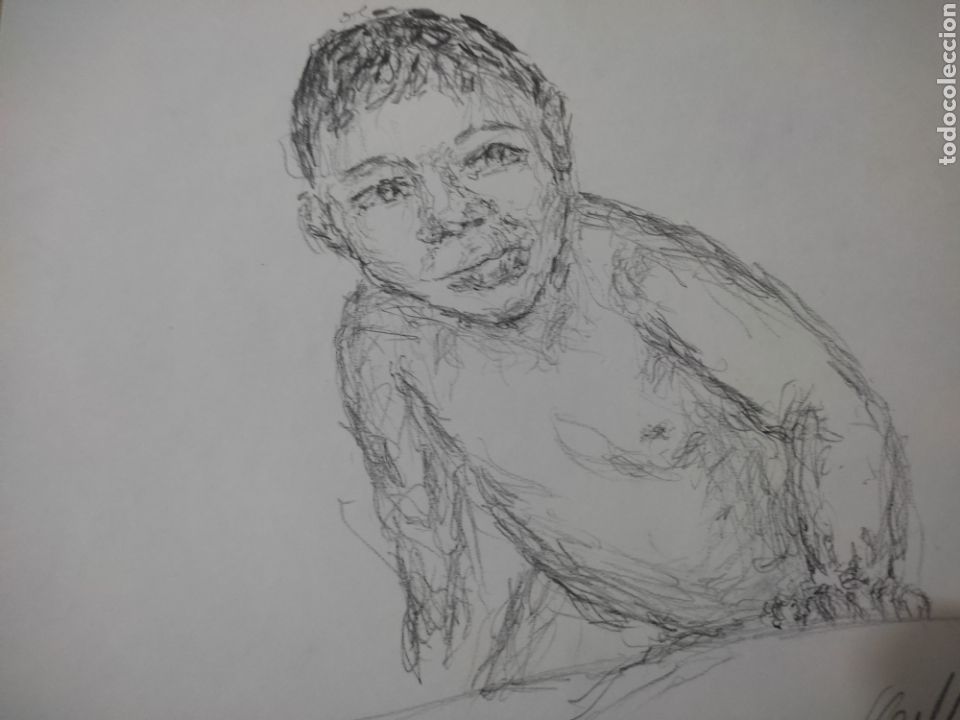 Arte: Ni&ntilde;o (original ) - Foto 4