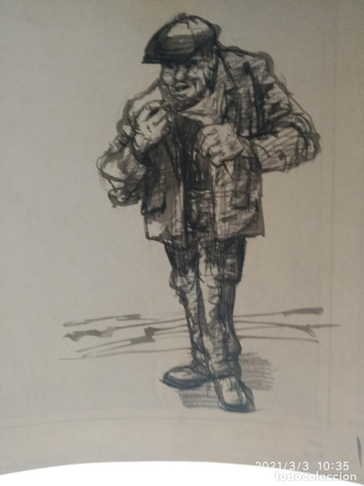 Art: Hans van Norden 43 x 30 cm aprox. 1915-2011 CARBONCILLO sobre papel denso