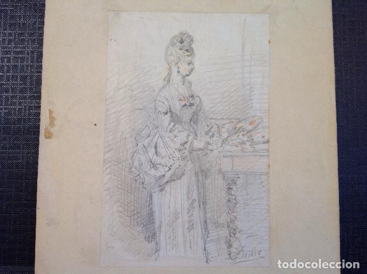 Arte: Jos&eacute; Denis. Dama elegante. - Foto 1
