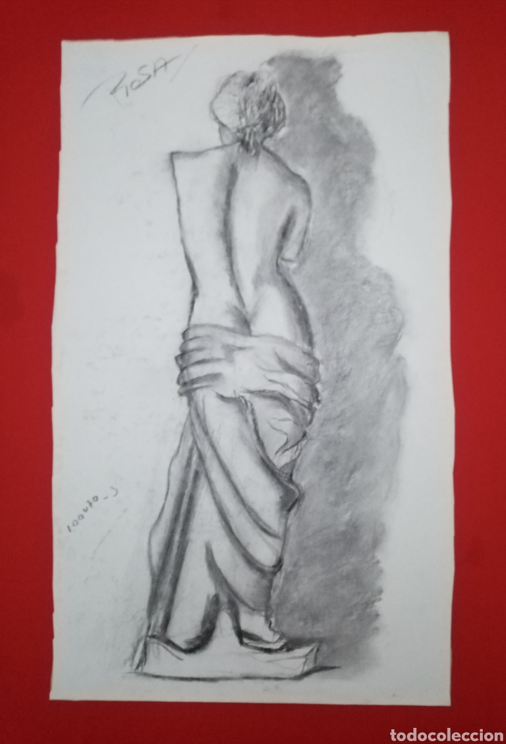 Arte: Venus. Apunte a carboncillo, - Foto 1