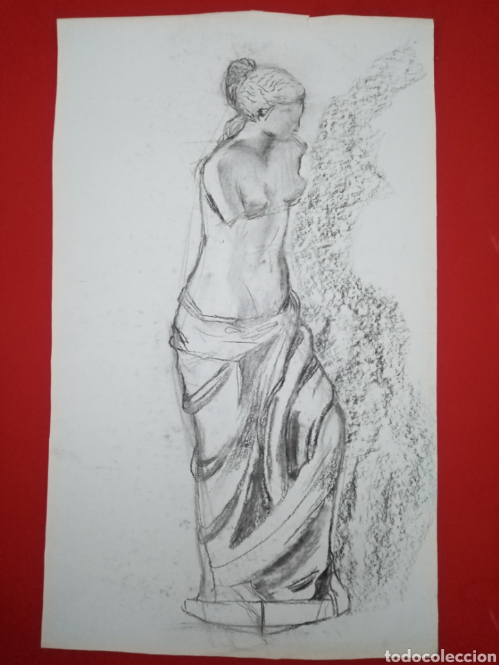 Arte: Venus, apunte a carboncillo, - Foto 1