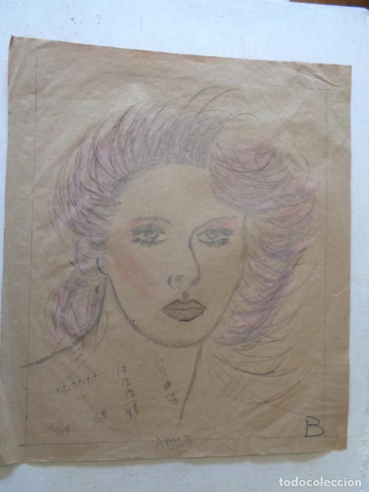 Art: DIBUJO A LAPIZ.CARA DE MUJER