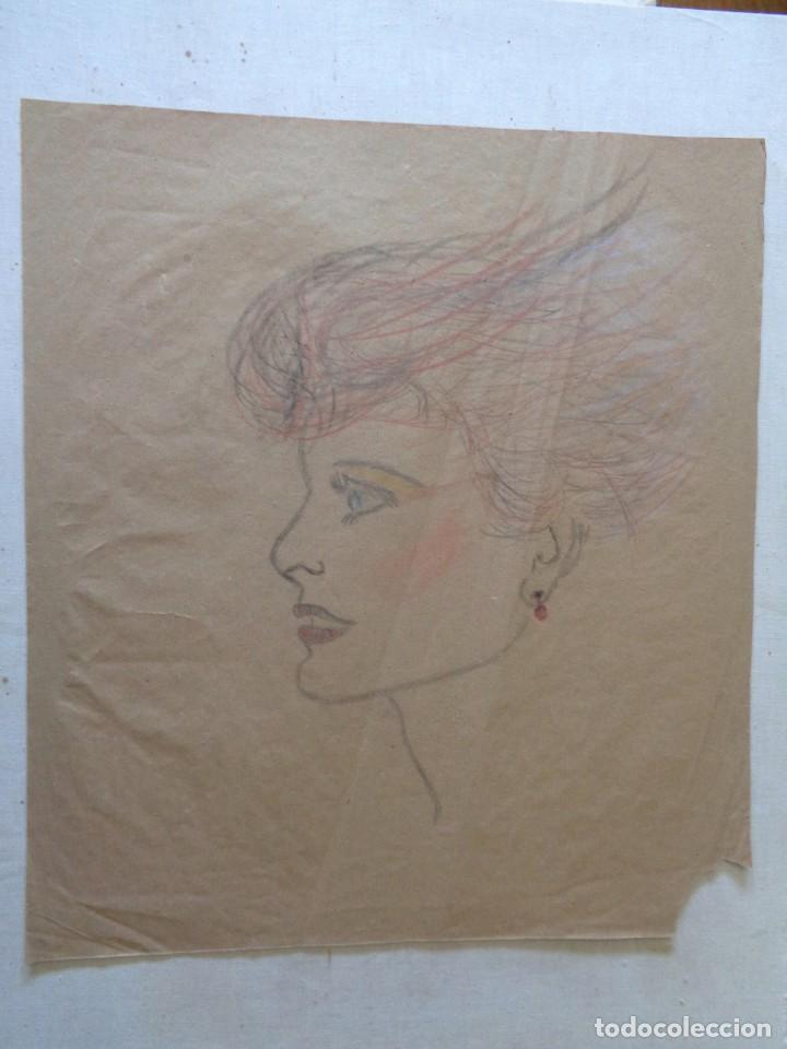 Art: DIBUJO A LAPIZ.CARA DE MUJER
