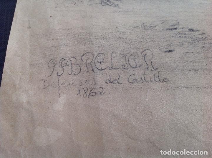 Arte: An&oacute;nimo. Gibraltar, defensas del castillo. - Foto 2