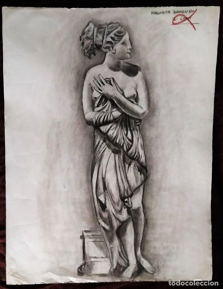 dibujo a lápiz / * estatua de mujer clásica... - Acheter Dessins  contemporains du XXe siècle sur todocoleccion