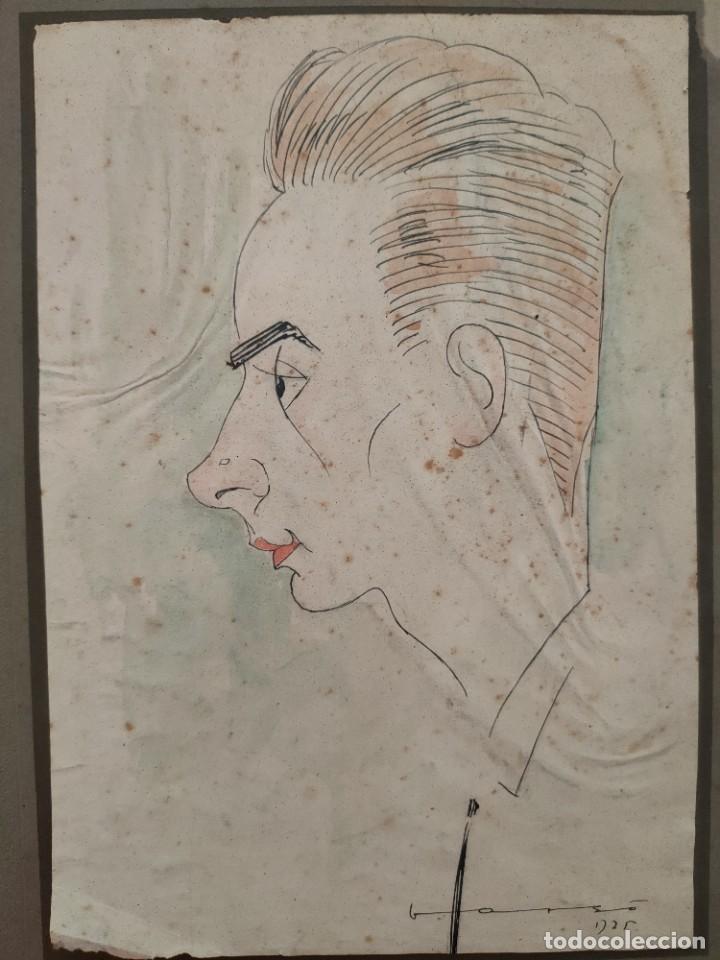 Art: Antiguo dibujo firmado y datado en 1925 muy buen trazo
