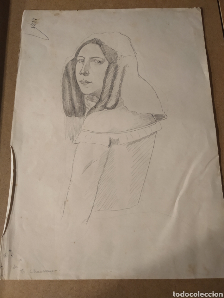 Arte: Dibujo antiguo - Foto 1