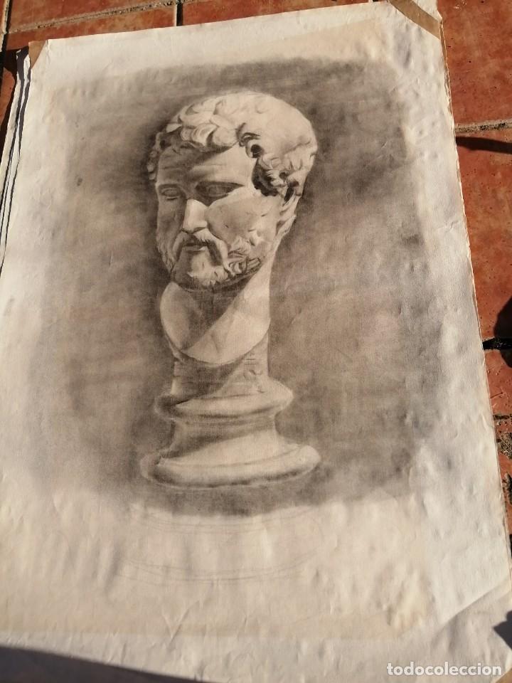 Kunst: Dibujo0 a carboncillo de LUis de Andr&eacute;s, unos 70x 100 cms.