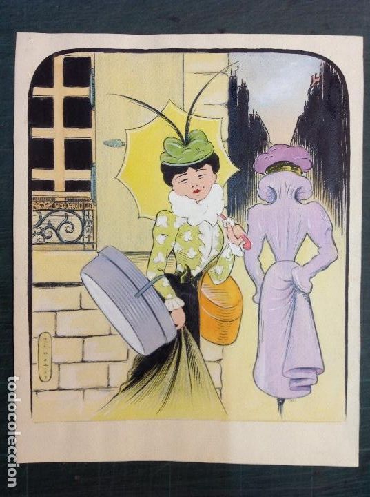 Arte: Enrique Ochoa. Damas a la moda. - Foto 1