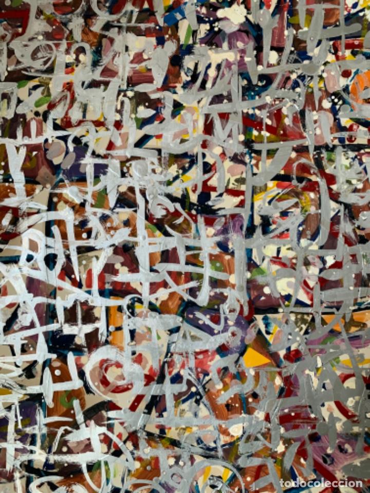 Arte: COMPOSICION ABSTRACTA QUE SIGUE ESTILO JACKSON POLLOCK - Foto 3