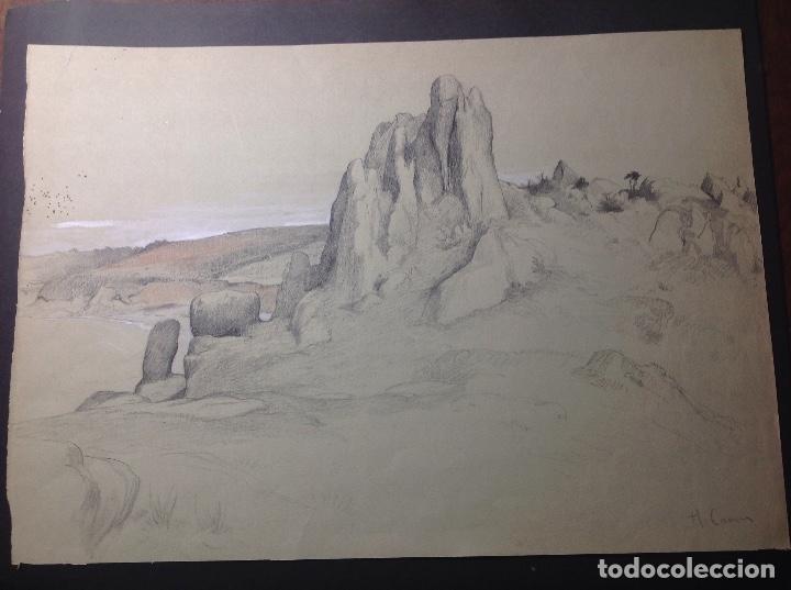 Arte: Augusto Comas. Rocas cerca del mar - Foto 1