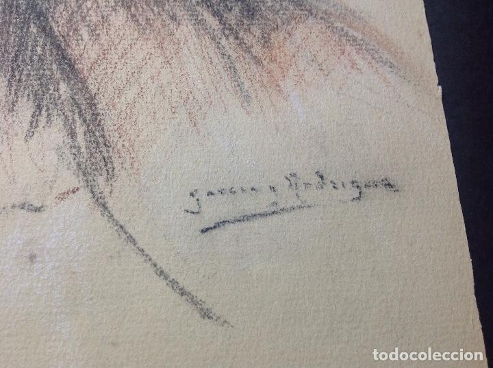 Arte: Manuel Garc&iacute;a Rodr&iacute;guez. Retrato de gitana. - Foto 2