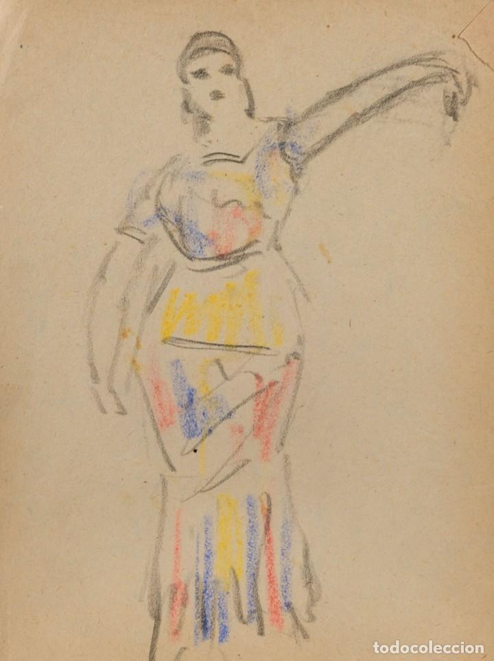 Arte: Dibujo a las ceras Mujer - Foto 1