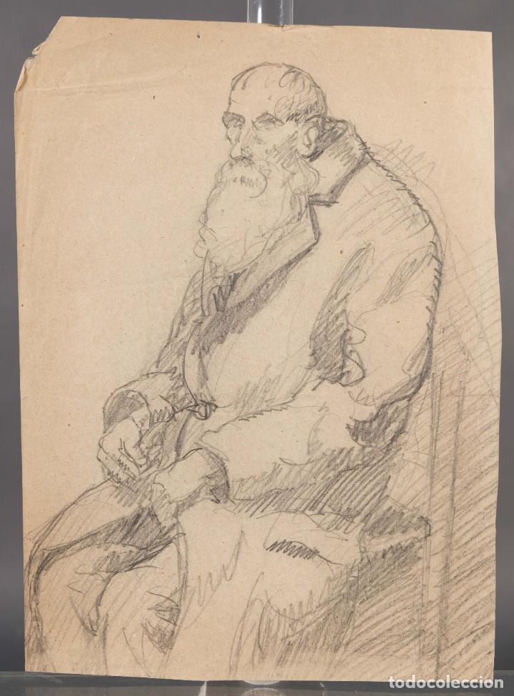 Arte: Dibujo a l&aacute;piz Anciano - Foto 2