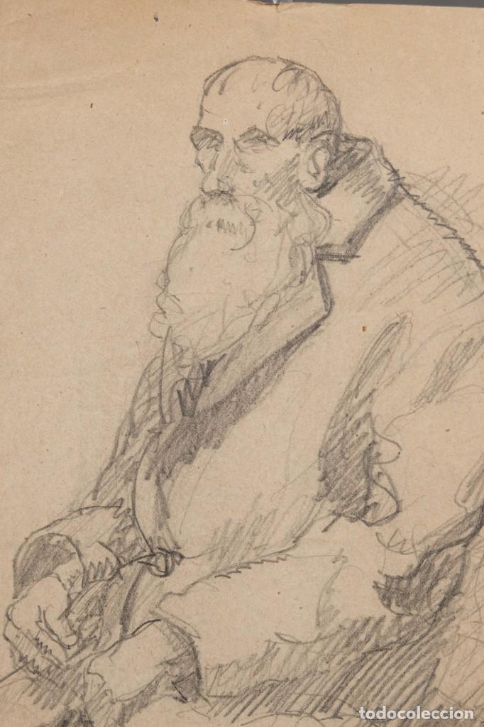 Arte: Dibujo a l&aacute;piz Anciano - Foto 3