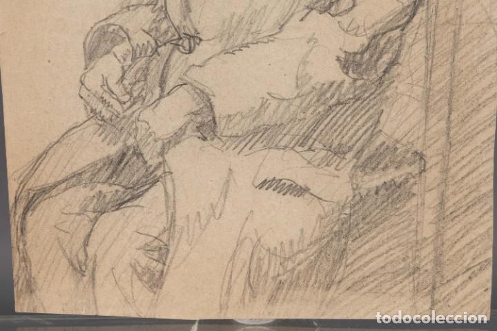 Arte: Dibujo a l&aacute;piz Anciano - Foto 4