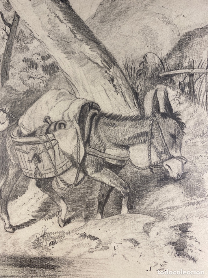 Arte: Dibujo a l&aacute;piz siglo XIX - Foto 3