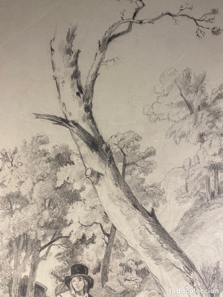 Arte: Dibujo a l&aacute;piz siglo XIX - Foto 4