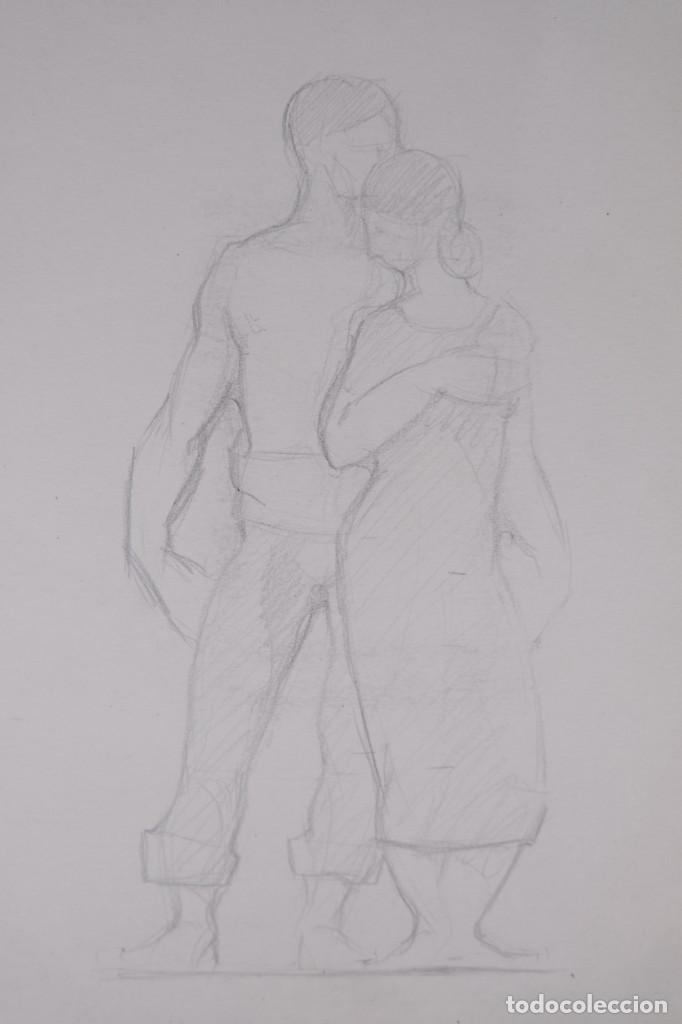 Arte: Dibujo a l&aacute;piz Pareja - Foto 1