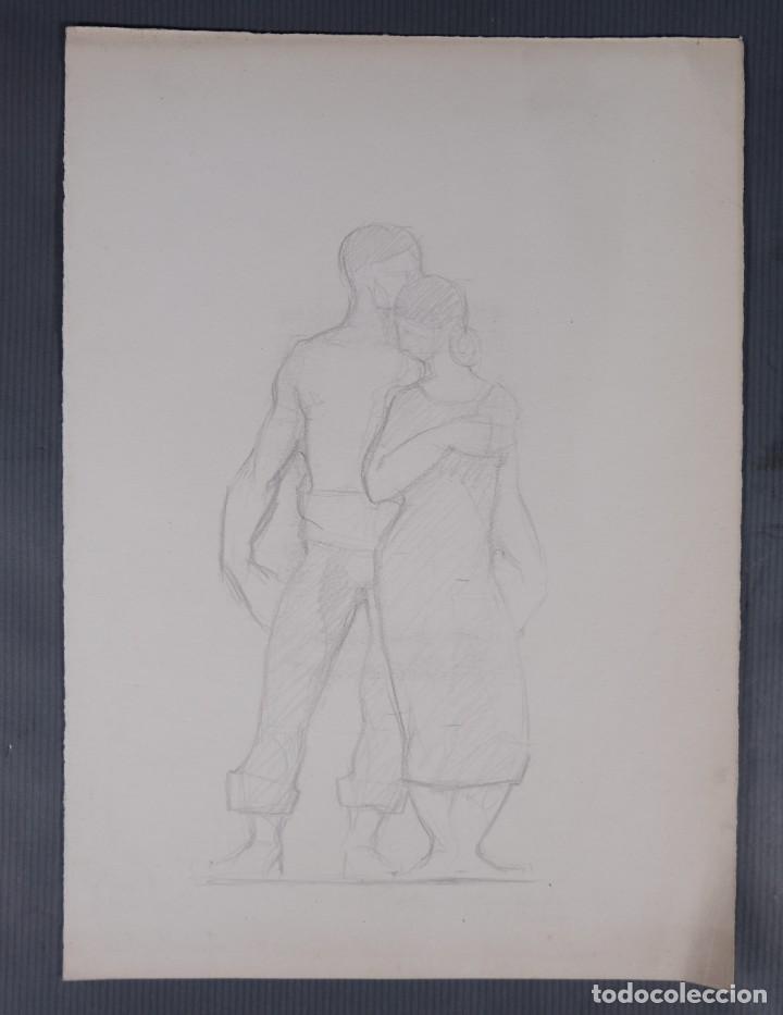 Arte: Dibujo a l&aacute;piz Pareja - Foto 2