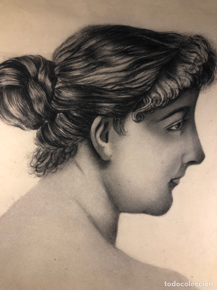 Arte: Dibujo antiguo de mujer - Foto 2