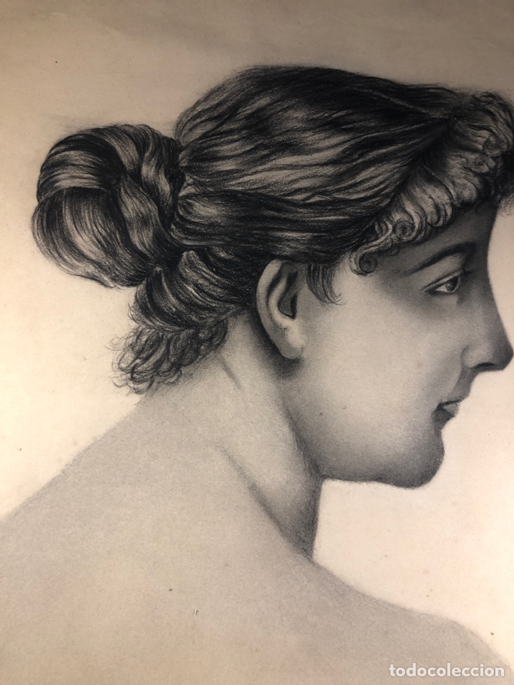 Arte: Dibujo antiguo de mujer - Foto 3
